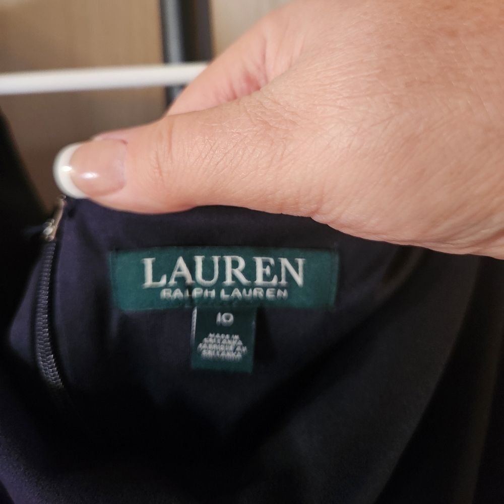Lauren Ralph Lauren Navy Jumpsuit - Picture 5 of 8